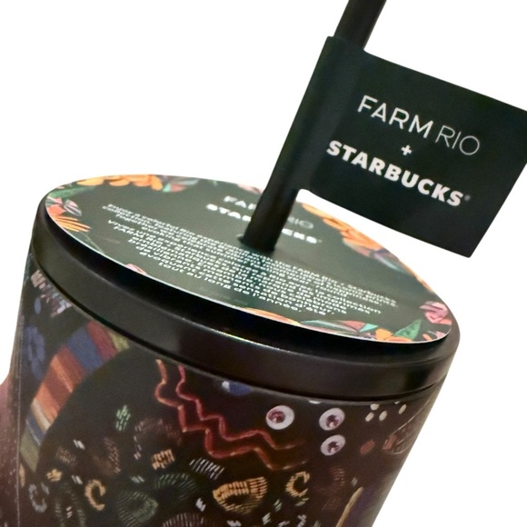 Starbucks Other - New Starbucks x FARM Rio 24 oz. Stainless Cold Cup Borogodo Venti Tumbler